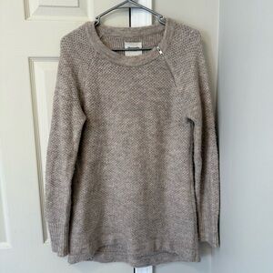 Abercrombie & Fitch Taupe Ivory Sweater
